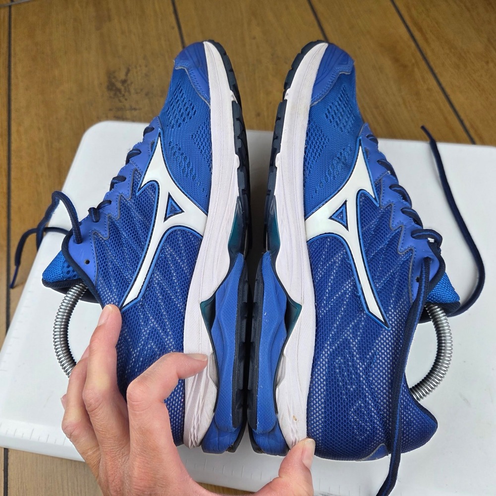 Mizuno Wave Rider 20 Mens Running Shoes Blue White J1GC170304 Sneaker